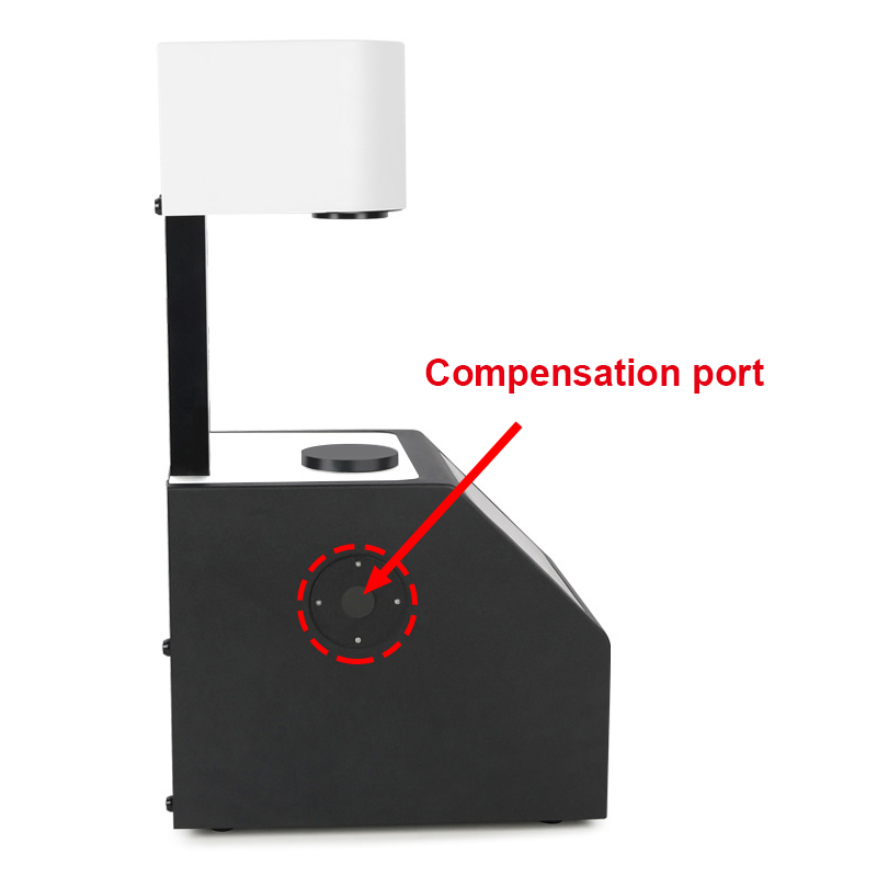 Compensation port to make the measurement data more accurate