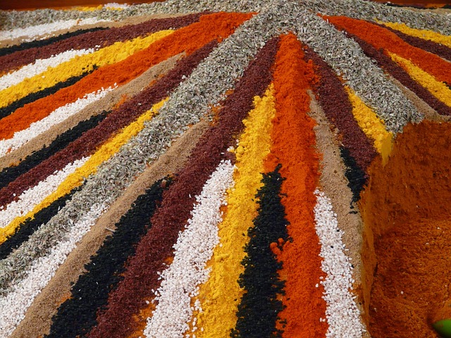 colorful spices